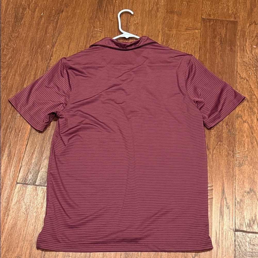 Size Medium NORSTROM MENS SHOP Burgundy Polo Top - Picture 5 of 6